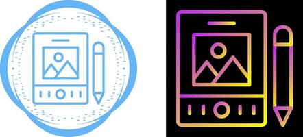 Pen Tablet Vector Icon