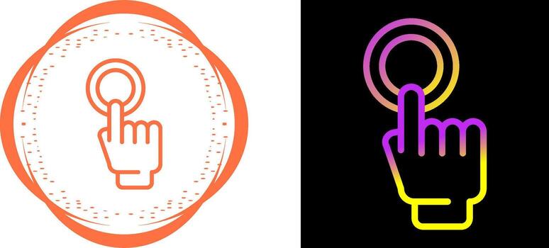 Push button Vector Icon