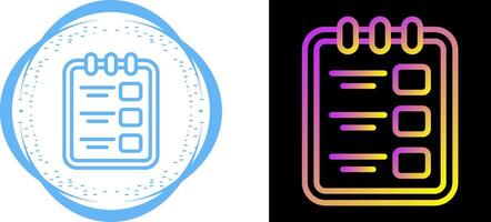 Task list with clipboard Vector Icon