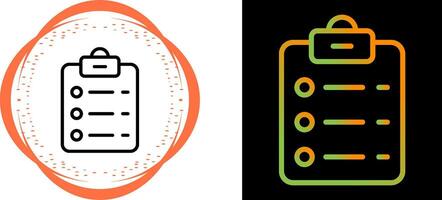 List Check Vector Icon