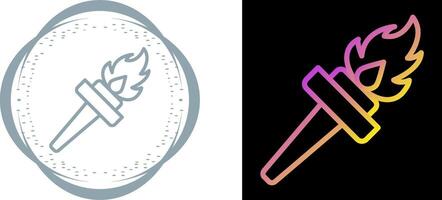 Torch Vector Icon