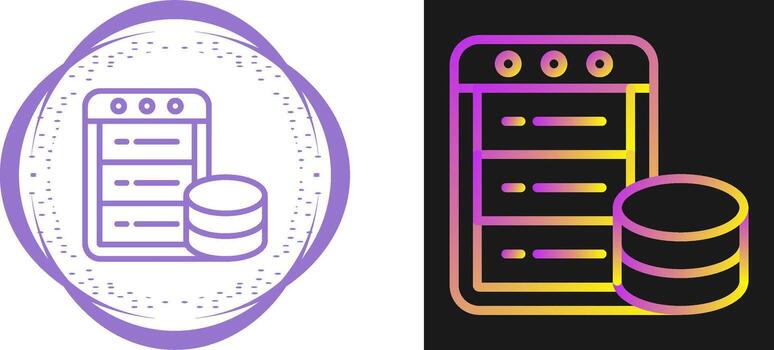 Database Vector Icon
