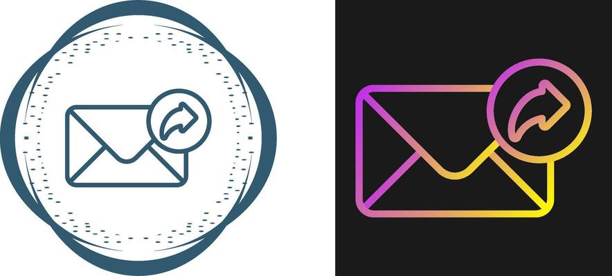 Email Forwarding Vector Icon