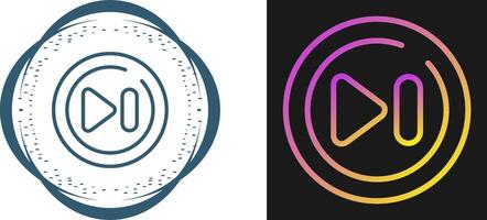 Fast Forward Circle Vector Icon