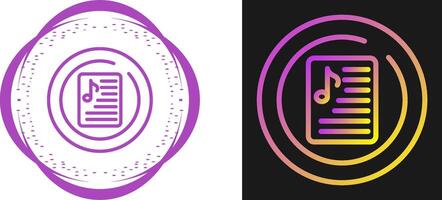 Music Playlist Circle Vector Icon