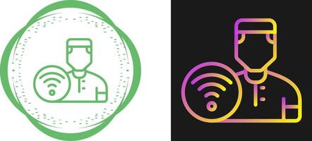 Wifi User Vector Icon