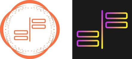 Horizontal Alignment Vector Icon