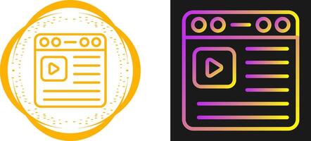 Video Vector Icon