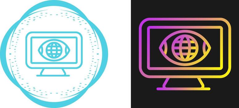 Computer Vector Icon