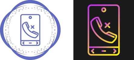 Missed Call Vector Icon