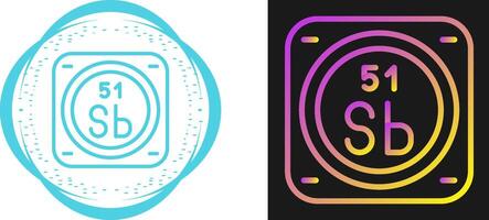 Antimony Vector Icon