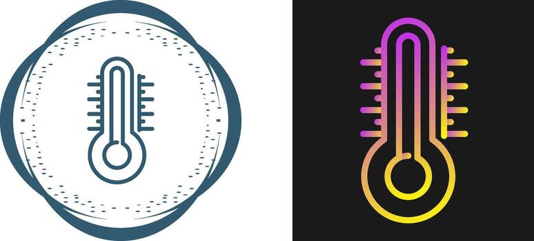 termómetro vector icono