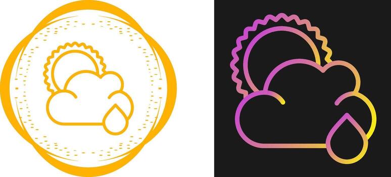 icono de vector de nube