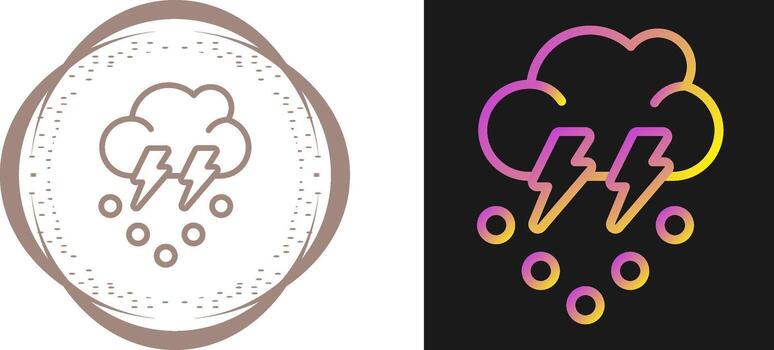 icono de vector de nube