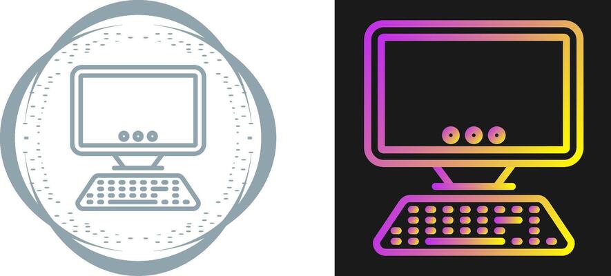 Desktop Vector Icon