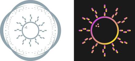 icono de vector de sol