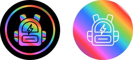 Smart Backpack Vector Icon