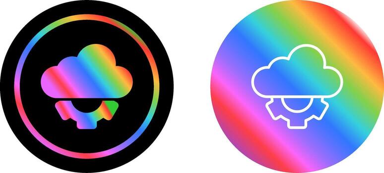 Cloud API Vector Icon
