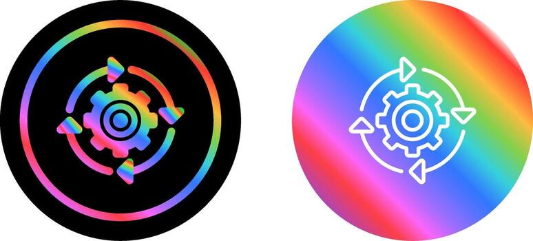 continuo integración vector icono