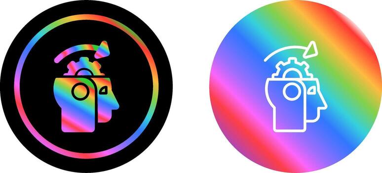 Machine Learning Vector Icon