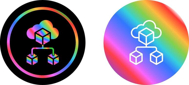 Cloud Infrastructure Vector Icon