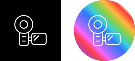 icono de vector de cámara de vídeo