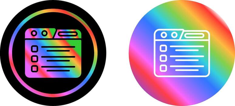 Task Manager Vector Icon