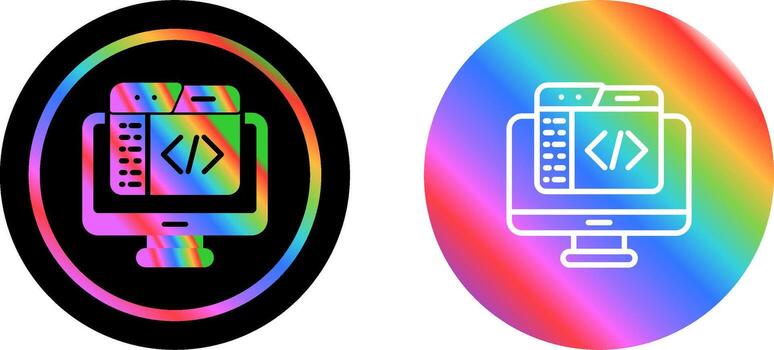 Code Editor Vector Icon