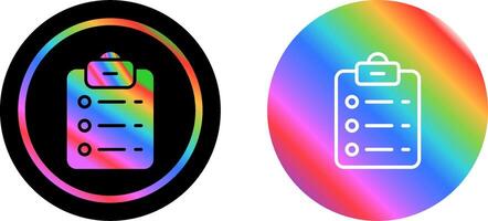 List Check Vector Icon