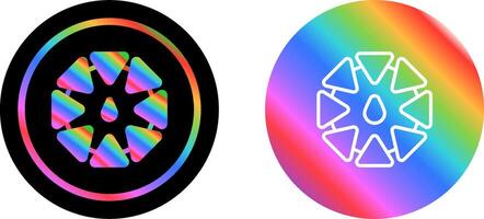 Color Wheel Vector Icon