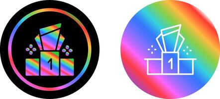 Podium Vector Icon