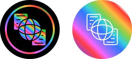 Document Sharing Vector Icon