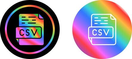 CSV Vector Icon