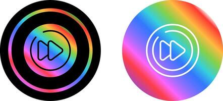 Video Next Track Circle Vector Icon