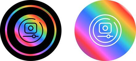 Video Record Circle Vector Icon