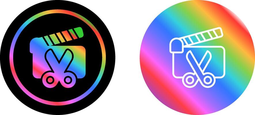 Film Editing Vector Icon
