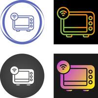 Smart Oven Vector Icon