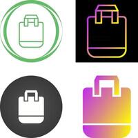 Reusable shopping bag Vector Icon