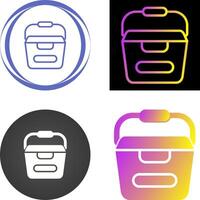 Portable water container Vector Icon