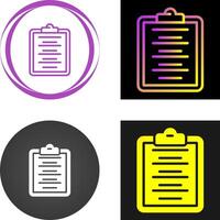 Writing Pad Vector Icon