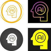 Artificial Intelligence Vector Icon