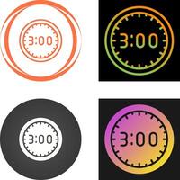 icono de vector de reloj