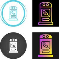 Phone Booth Vector Icon