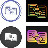 Data Transfer Vector Icon