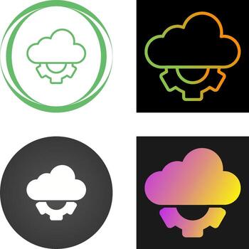 Cloud API Vector Icon