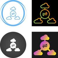 Multi-Cloud Vector Icon