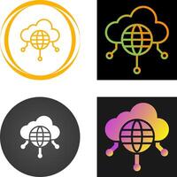 Public Cloud Vector Icon