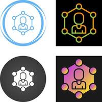 Network Segmentation Vector Icon