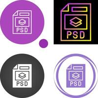 psd archivo vector icono