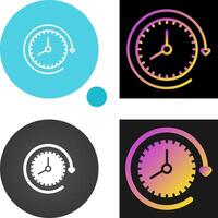 Clock with arrow Vector Icon